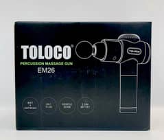 Massager Gun TOLOCO EM26 Upgrade Percussion Muscle for Athletes Black