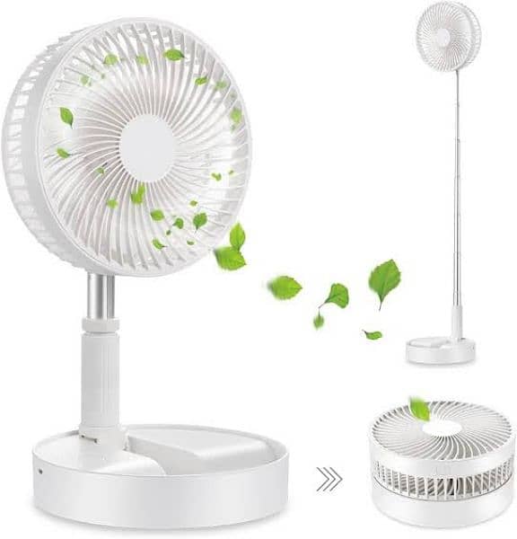 Usb Rechargeable Telescopic fan / electric fan 1