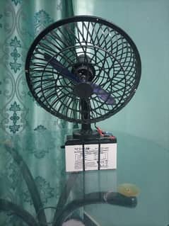 12 Volt AC DC Charging Fan