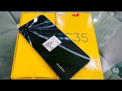 realme c35 black box pack 1 year warranty