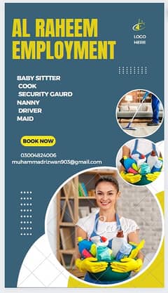 Maid / Cook / Halper / Babysitter/ Couple / Driver / office boy 0