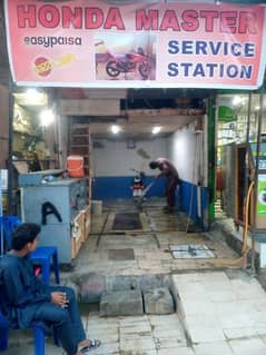 Bike Wash Service Station