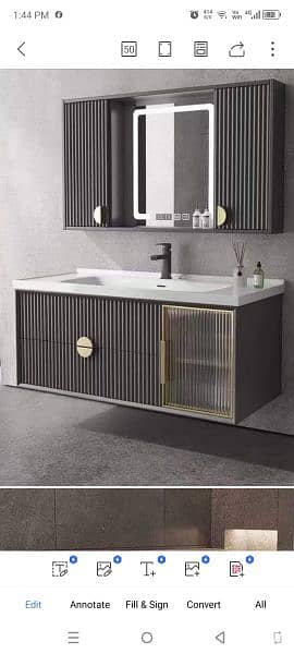 pvc and tile vanity 0