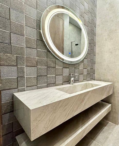 pvc and tile vanity 9