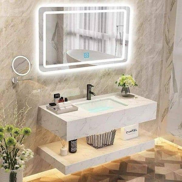 pvc and tile vanity 11