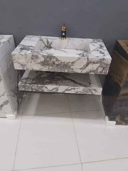 pvc and tile vanity 16