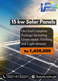 15kw On Grid Solar Panels Complete Package