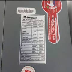 dawlance 1 ton DC Inverter for sale