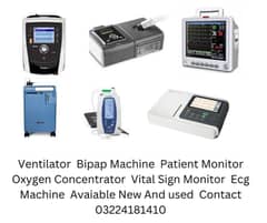 ventilator cpap bipap machine oxygen concentrator cardic minitor