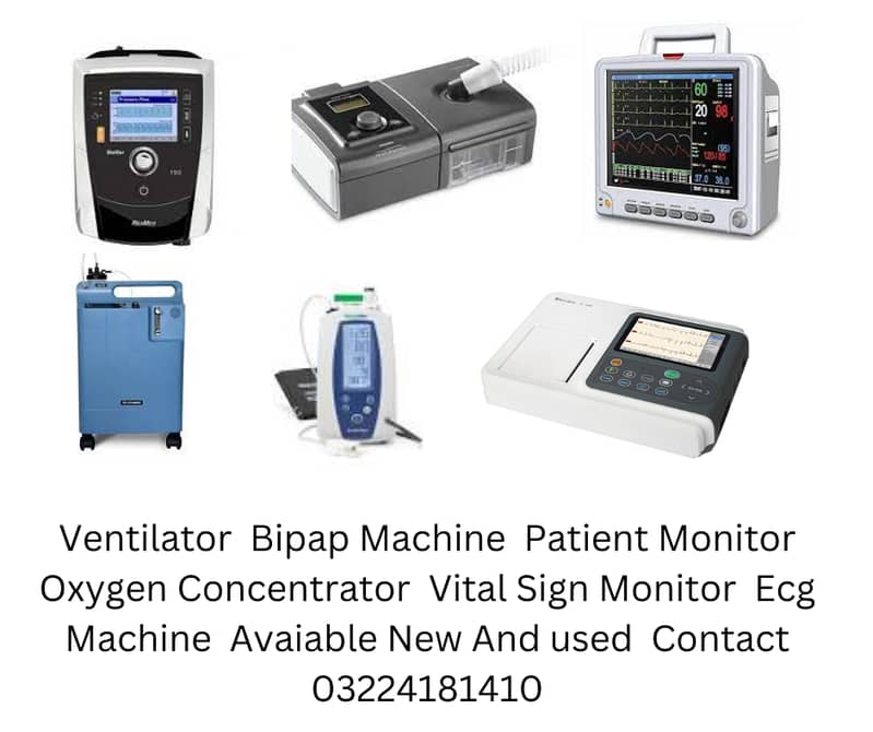 ventilator cpap bipap machine oxygen concentrator cardic minitor 0