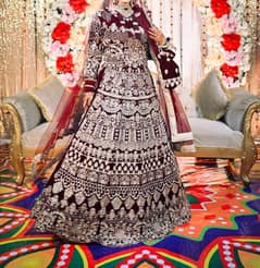 velvet  bridal lehnga 0