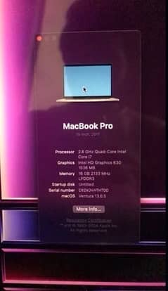 Macbook pro 2017