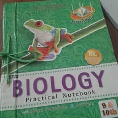 class 9 and 10 biology practical note book