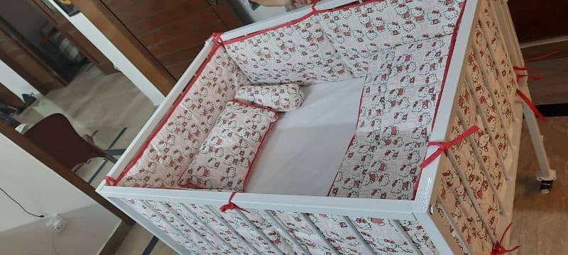 baby cot bed +mattress 4