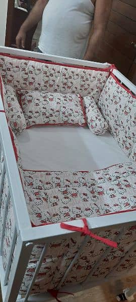 baby cot bed +mattress 5