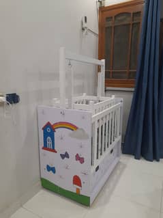 Baby cot+swing with storage