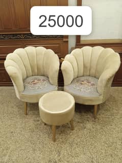 Chair / Poshish Chair / Coffee chair/Bed Room Chair/Wooden chair
