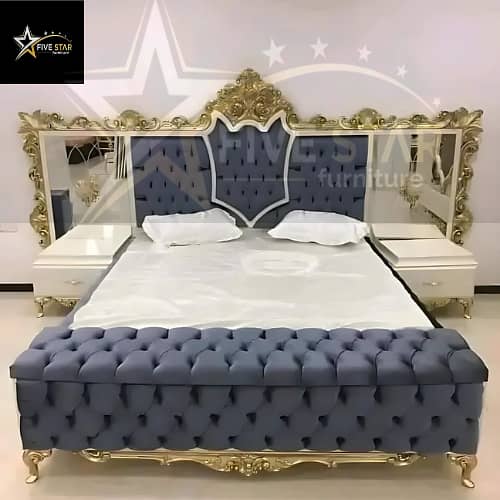 Bed Set / Wooden Bed / King Size Bed / Double Bed / Single Bed 2