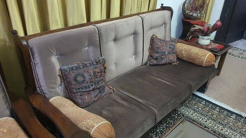 9 Seater Sofa Set in Taali Wood 0