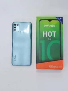 infinix hot 10 play 4 64 with box original charger no open repair