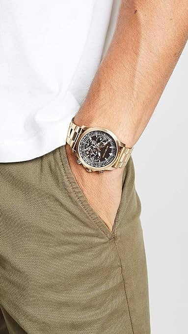 Brand New Michael Kors Cortlandt Men's Watch, Stainless Steel Chronog 1