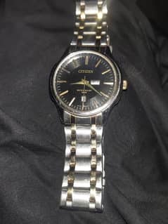 Citizen watch water resist base metal japan