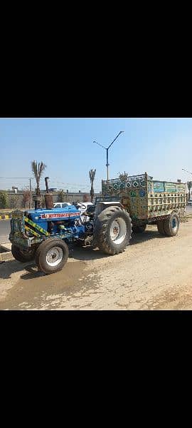 Ford 4600 and trala Good condition 3