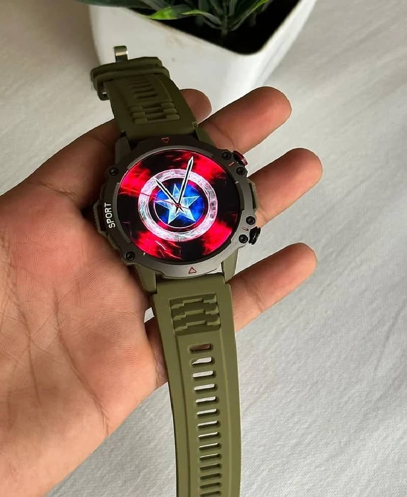 New Imported TF10 Pro Round Dial Sports Smartwatch AMOLED DISPLAY 3