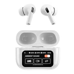 New imported A9 Pro ANC Wireless Earphones LED Screen Noise Cancellin