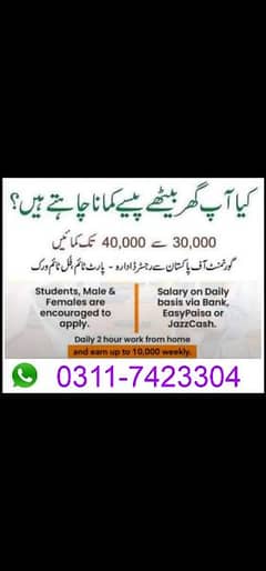 Online Earning Available