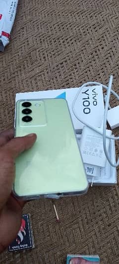 Vivo Y100 Mobile Phone All Accessories Complete
