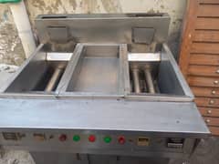 deep fryer double tank, turbo fryer,  commercial fryer