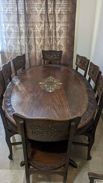 8 Seater Chinioti Style Dining Table 2