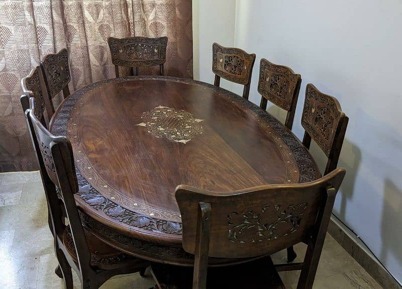 8 Seater Chinioti Style Dining Table 3