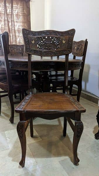 8 Seater Chinioti Style Dining Table 5