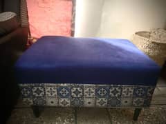Royal blue sofa set