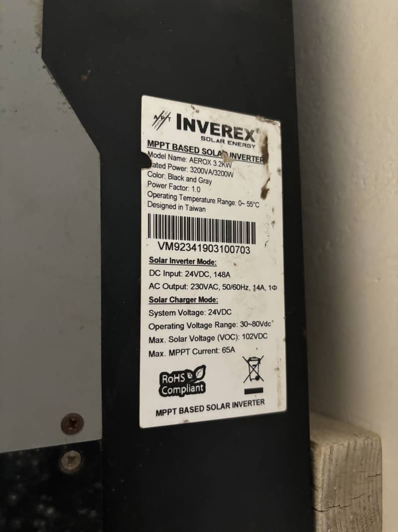 Inverex Aerox 3.2 kW Hybrid Solar Inverter 3