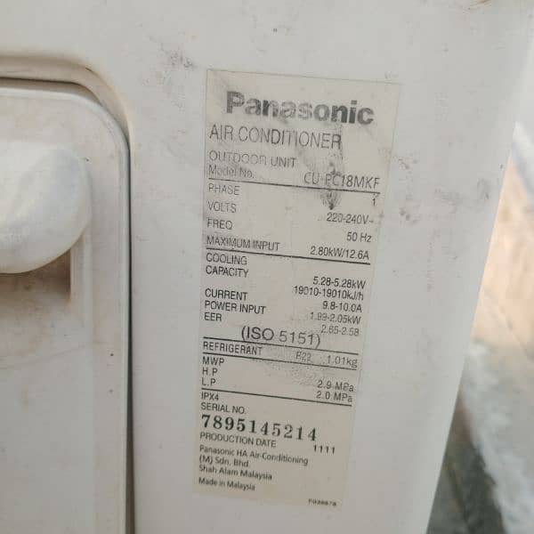 Panasonic ac 1.5 ton 5