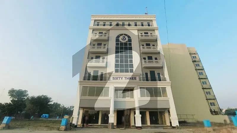 Front View Ground Floor Shop For Rent In 
Dream Gardens
 Lahore 1