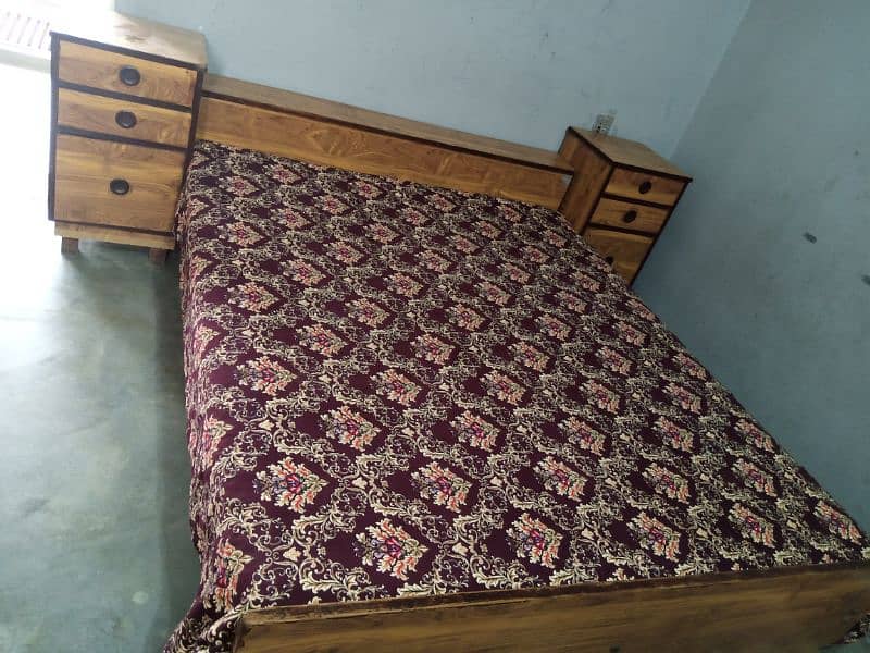 wooden bed set 2