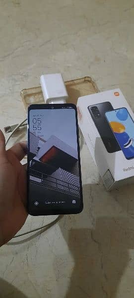 xiaomi redmi note 11 official with box original charger cable 6/128 0