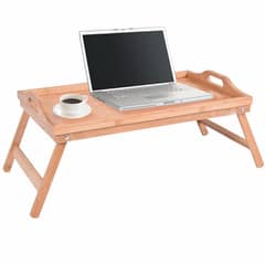 Bed Table Bamboo Wooden Table | Foldable Laptop Table | Study Table F