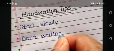 hand writing assignment work
