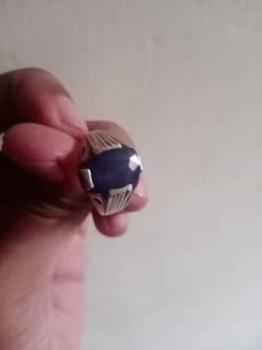 African Neelam Original 7Crt with Ring