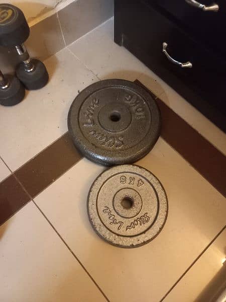 Barbell Rod with Weight plates 1
