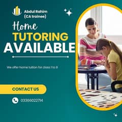 home tuition for class 1 to 8