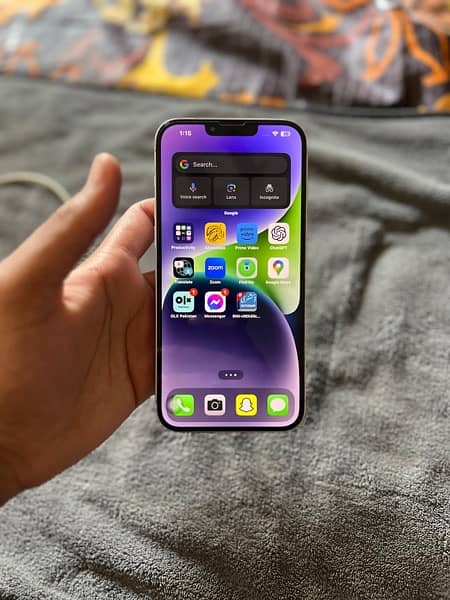 iPhone 14 plus purple non pta Approved price inbox 8