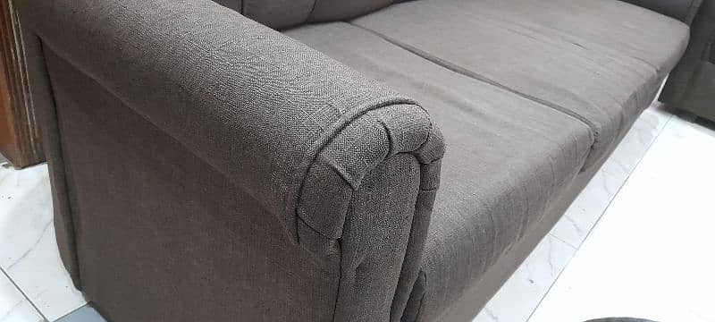 low price sofa set with decent design in dark brown color 11