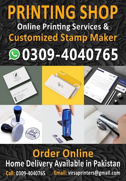 Paper Embossed Stamp Maker Seal Wax Letterhead Printing Business Cards 0