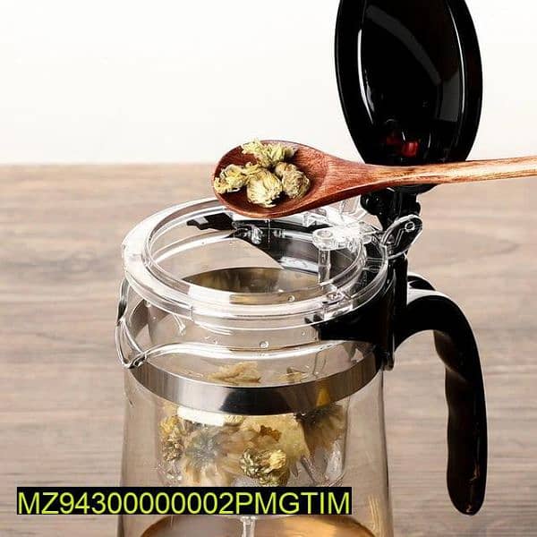 Glass tea pot with infuser 3